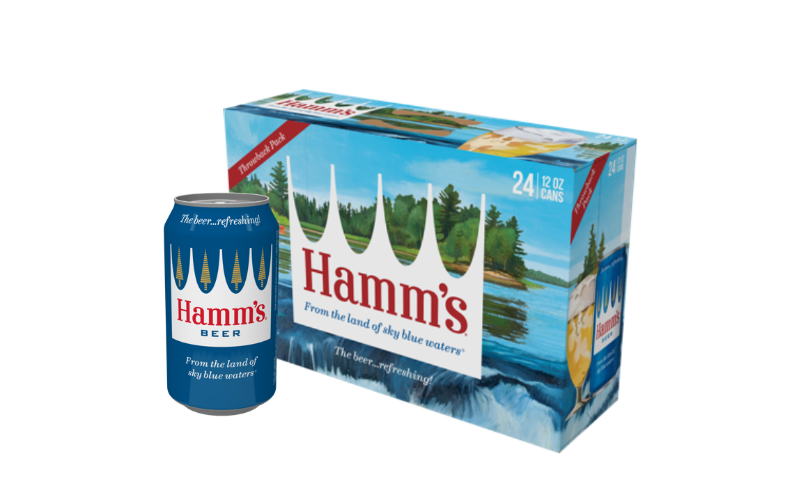 Hamm’s fans can’t get enough of its Throwback Pack Molson Coors Beer